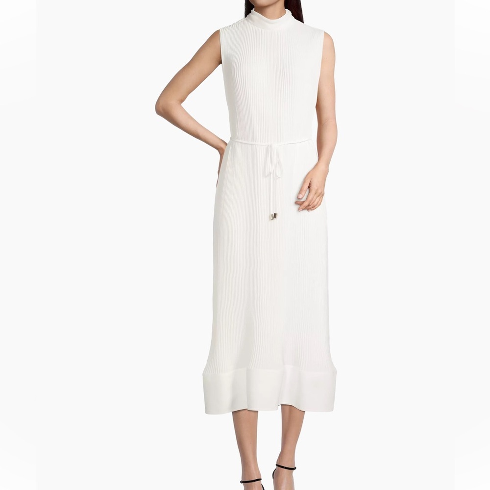 Milly Melina pleated midi dress size 2